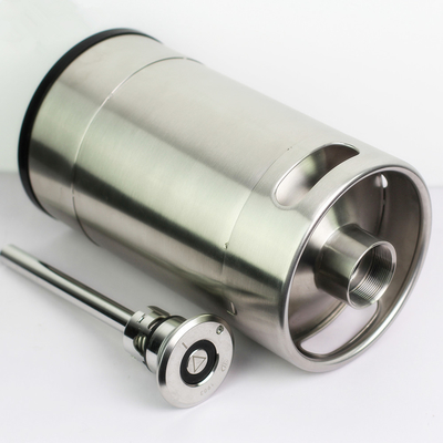 High Reusable 5 Litre Mini Beer Kegs , SS304 5 Liter Mini Keg Home Brew