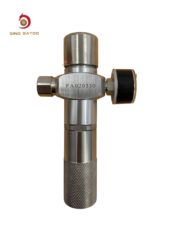 18/8 Cartridge Shell Aluminum Nitrogen Mini Regulator 0-60PSI Gauge